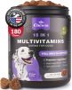 Dog Vitamins 15 in 1 Multivitamin Chews with MSM for Hip & Joint Health Dog Supplement for Itchy Skin Relief Multivitamin for Dogs Immune Support