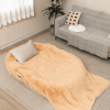 Human-Grade Fluffy Dog Bed Washable with Pillow and Blanket