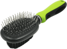 Pet Life Flex Series 2-in-1 Dual-Sided Pin and Bristle Grooming Brush
