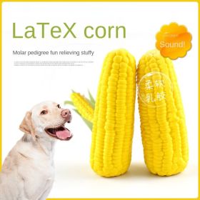 Pet Dog Voice Toy – Gritty Teeth-Resistant Corn Simulation Chew Toy