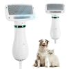 Dog dryer 2 and 1 pet supplies for Pet hair Dryer with Slicker Brush