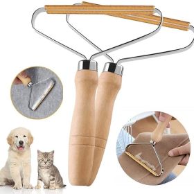 Pet Hair Remover Brush For Dog Dog Hair Removal Brush With Wood Handle For Clothes, Blankets