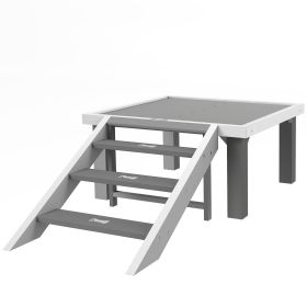 Wooden Place Board with Ladder, Paw Hut Pet Training System