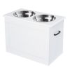 Dog Feeding Station with Storage