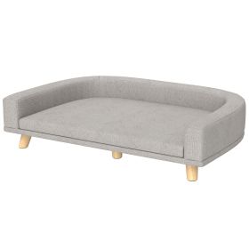 PawHut Dog Sofa Couch Bed with Washable Cushion for Large Dogs,