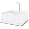 Puppy Whelping Box with Adjustable Door 41x39