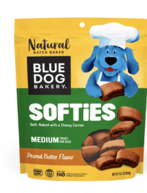 Blue Dog Bakery Softies, Soft & Chewy Peanut Butter Dog Treats