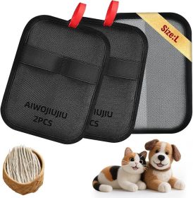 2 Pcs Pet Hair Removal Glove - Upgraded Electrostatic Pet Hair Remover Gloves for  Dogs