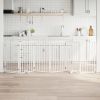 Dog Gate Set of 6 White Poplar Wood