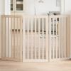 Dog Gate Set of 3 Natural Poplar Wood