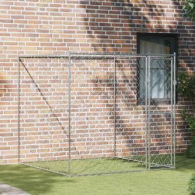 Dog Kennel 78.7" x 78.7" x 78.7" Steel