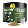 Healthy Woof Dental Powder for Dogs - Complete Oral Care Bone Broth, Dog Teeth Cleaning Powder, Tartar Remover, Fresh Breath