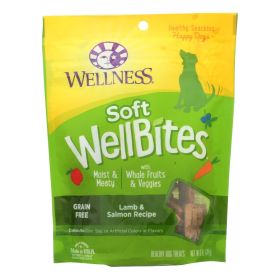 Natural Lamb & Salmon Dog Treats Wellness Soft Wellbites 8-Pack