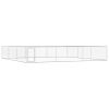 Dog Kennel Silver Galvanized Steel Extra Large Tough