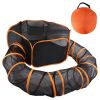 Foldable Pet Play Tent with Tunnel