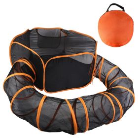 Foldable Pet Play Tent with Tunnel