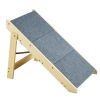 VEVOR Wood Pet Stairs/Pet Steps, 2-in-1 Foldable Wooden 3 Step Dog Stair for Beds, Sofa and Cars for Small Medium Large Dogs
