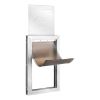 VEVOR Pet Door for Door with Lock and Magnetic Flap System Aluminum Frame Small