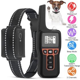 3280FT Dog Training Collar with Beep Vibration & Shock