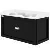 PawHut Dog Feeding Station 2 Bowl Set Elevated for Large Dogs