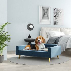 Velvety Dog Bed Sofa | Modern Pet Couch for Small & Medium Dogs