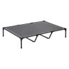 VEVOR Elevated Dog Bed for Large Dog, Portable Raised Dog Cot with Metal Frame XL, Gray