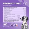 Dog Vitamins 15 in 1 Multivitamin Chews with MSM for Hip & Joint Health Dog Supplement for Itchy Skin Relief Multivitamin for Dogs Immune Support