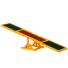 Wood Pet Seesaw Dog Agility Training Equipment Weather Resistant