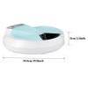 5-Meals Automatic Feeder Dry and Wet Food Dispenser Programmable Timer Portion Control with Voice Recorder 5x270ml