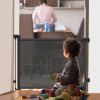 Retractable Baby & Pet Gate - 34in Tall, Extends to 61in Width - Durable, See-Through Mesh