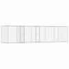 Dog Kennel Silver 600 x 200 x 200 cm Galvanized Steel