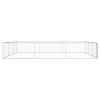 Dog Kennel Silver Galvanized Steel Extra Large Tough