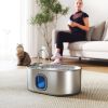 PawHut 246 oz./7L Stainless Steel Water Fountain with Filters, Ultra-Quiet Pump, for Cats, Dogs & Multi-Pet Homes
