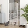 Extra Tall Pet Gate with Cat Door – Adjustable Safety Gate for Doorways and Hallways