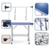 Large Size 46" Grooming Table for Pet Dog with Adjustable Arm and Clamps Large Heavy Duty Animal grooming table