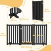 3-Panel Foldable Dog Gate with Feet