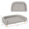 PawHut Dog Sofa Couch Bed with Washable Cushion for Large Dogs,
