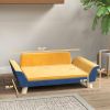 PawHut Dog Sofa Bed for Small Dogs with Soft Cushion, Washable Cover & Non-Slip Foot Pads, Orange