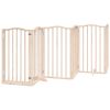 Dog Gate Set of 6 Natural Poplar Wood