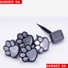 Dog Footprint Lights; Solar Lawn Light