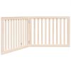 Dog Gate Set of 2 Natural Solid Poplar Wood