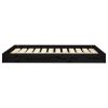 Dog Bed Solid Durable Pine Wood Black 40.0 x 29.1 x 3.5 In
