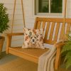 Wheaten Border Terrier Heirloom Fall Throw Pillow Decorative Indoor Outdoor Accent Cushion for Couch, Bed or Patio, 14Hx14W