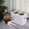 Dog Feeding Station with Storage