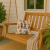 Border Collie Heirloom Fall Throw Pillow Decorative Indoor Outdoor Accent Cushion for Couch, Bed or Patio, 14Hx14W