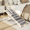PawHut Dog Ramp Folding Adjustable Step 15–19" for Pets