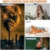 Air Purifiers Portable for Home, Dusts, Pollen, Pet Dander, Odors, Quiet/Low Noise Air Cleaner
