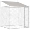 Dog Kennel 200 x 200 x 258 cm Steel and PE