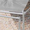 Dog Kennel 200 x 200 x 258 cm Steel and PE