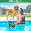 Interactive Dog Soccer Ball with Grab Tabs – Floating & Durable Puppy Toy